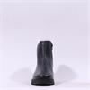 Pepe Saenz Sara Side Zip Wedge Boot - Black Leather